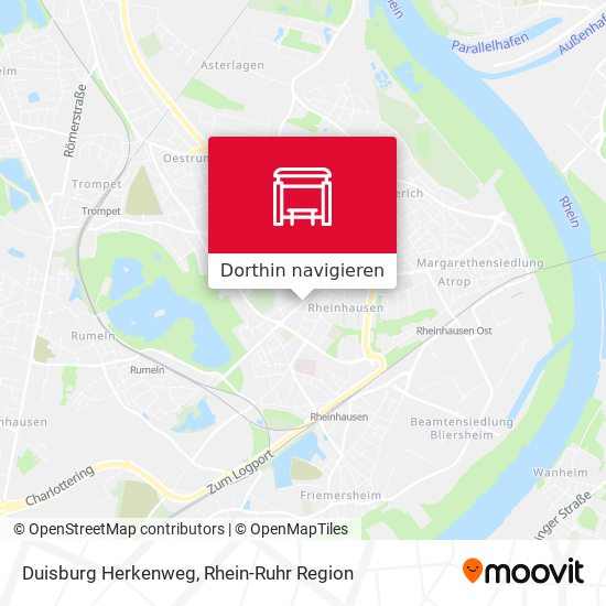 Duisburg Herkenweg Karte