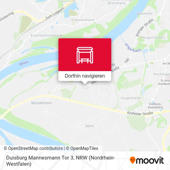 Duisburg Mannesmann Tor 3 Karte