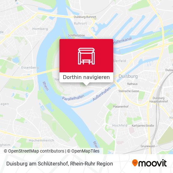 Duisburg am Schlütershof Karte