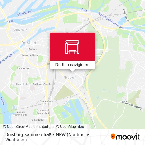Duisburg Kammerstraße Karte