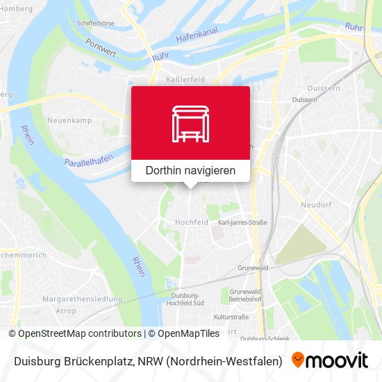Duisburg Brückenplatz Karte