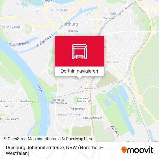 Duisburg Johanniterstraße Karte