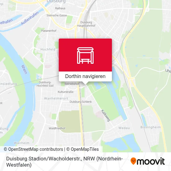 Duisburg Stadion/Wacholderstr. Karte