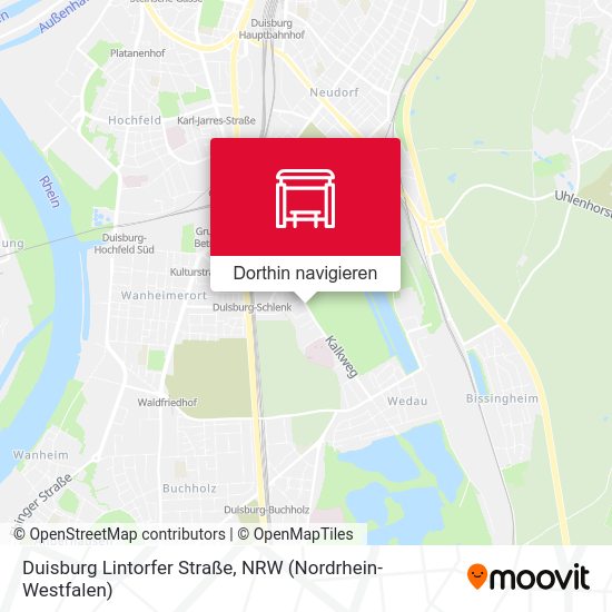 Duisburg Lintorfer Straße Karte