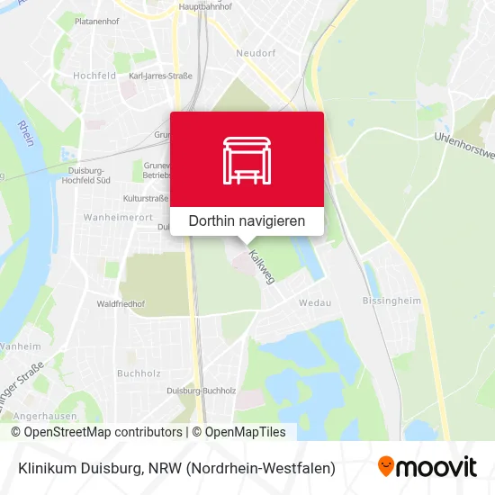 Klinikum Duisburg Karte