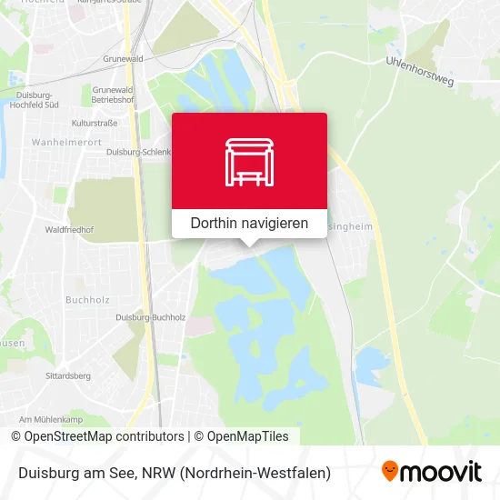 Duisburg am See Karte