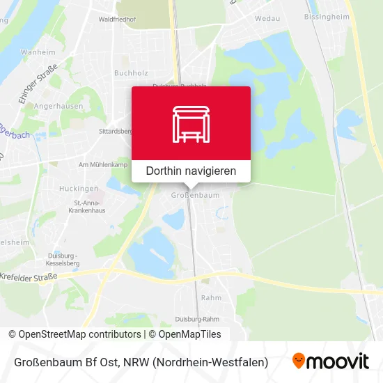 Großenbaum Bf Ost Karte