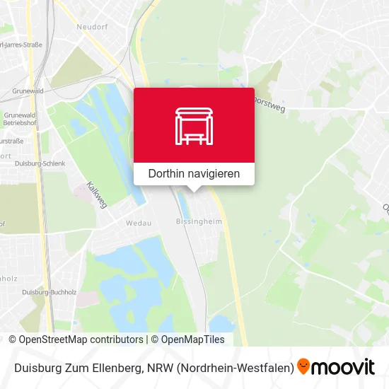 Duisburg Zum Ellenberg Karte