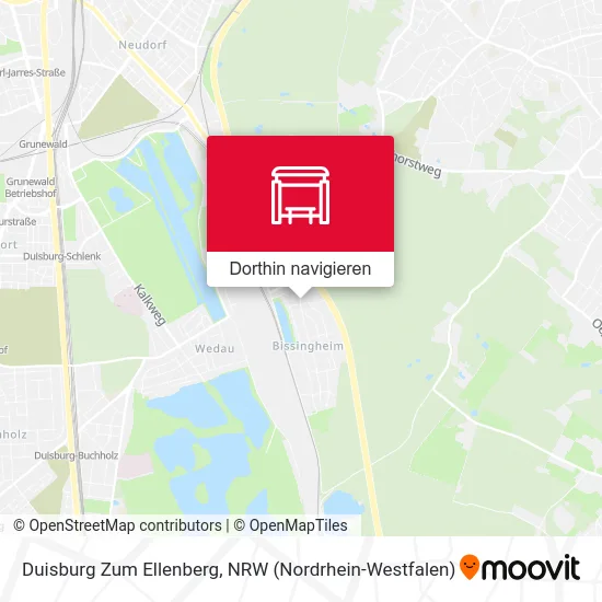 Duisburg Zum Ellenberg Karte