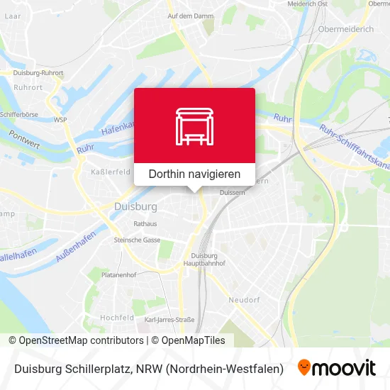 Duisburg Schillerplatz Karte