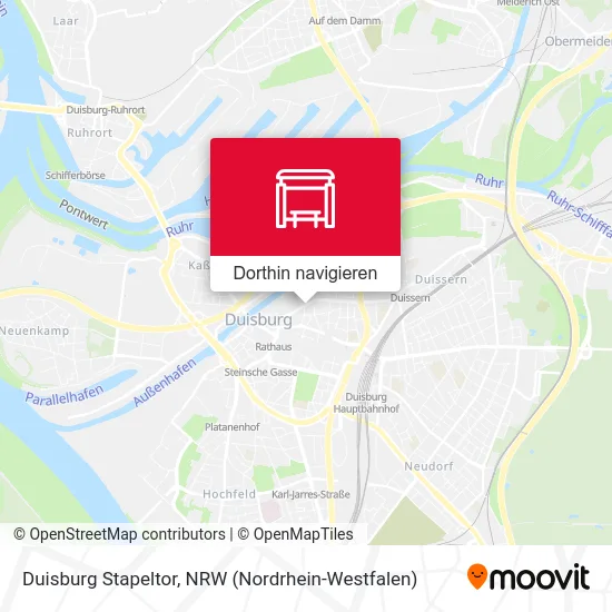 Duisburg Stapeltor Karte