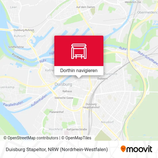 Duisburg Stapeltor Karte