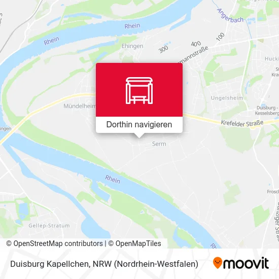 Duisburg Kapellchen Karte