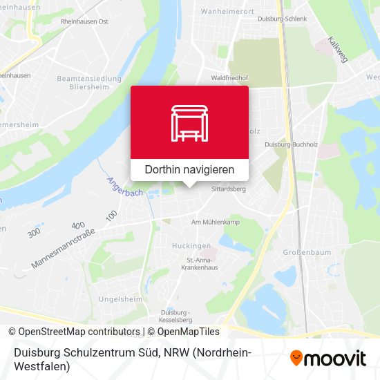 Duisburg Schulzentrum Süd Karte