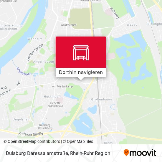 Duisburg Daressalamstraße Karte