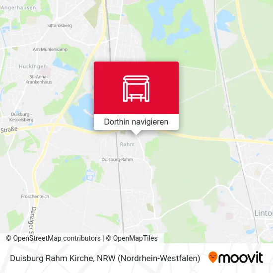 Duisburg Rahm Kirche Karte