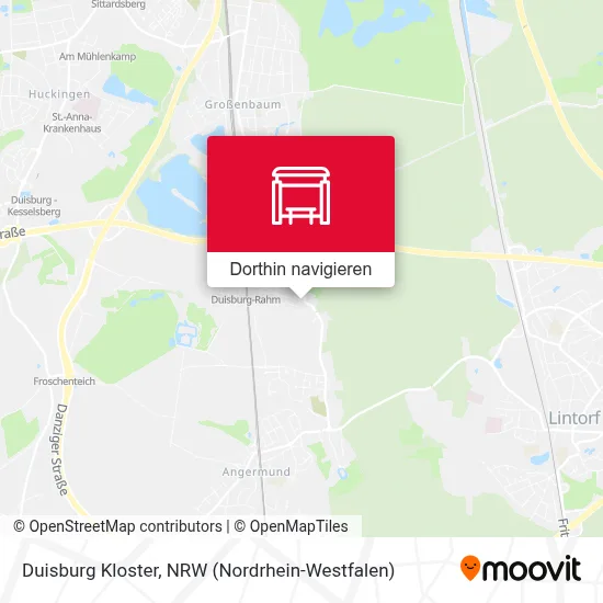Duisburg Kloster Karte