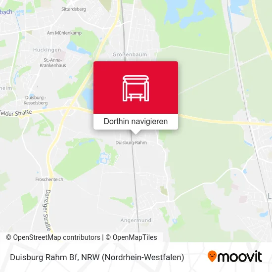 Duisburg Rahm Bf Karte