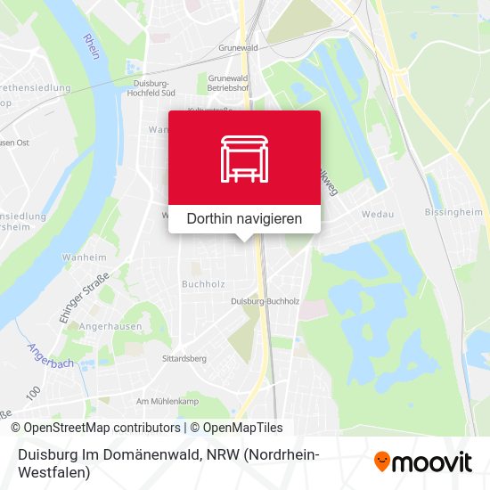 Duisburg Im Domänenwald Karte