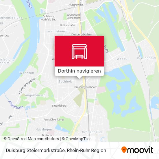 Duisburg Steiermarkstraße Karte