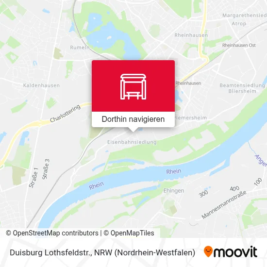 Duisburg Lothsfeldstr. Karte