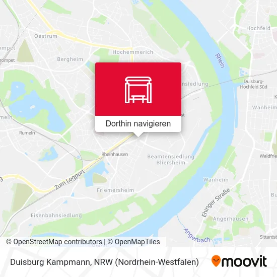 Duisburg Kampmann Karte