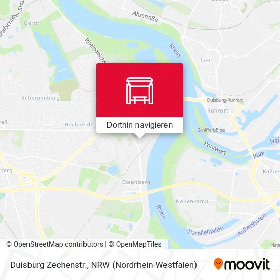 Duisburg Zechenstr. Karte