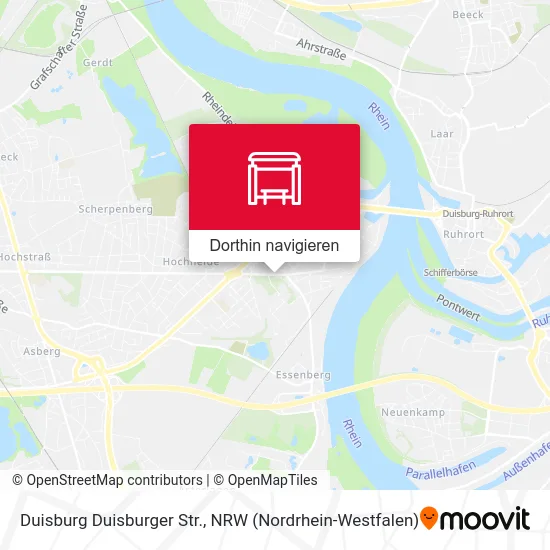 Duisburg Duisburger Str. Karte