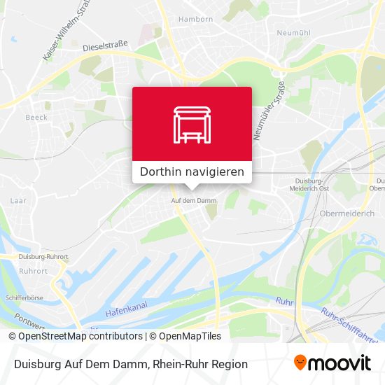 Duisburg  Auf Dem Damm Karte