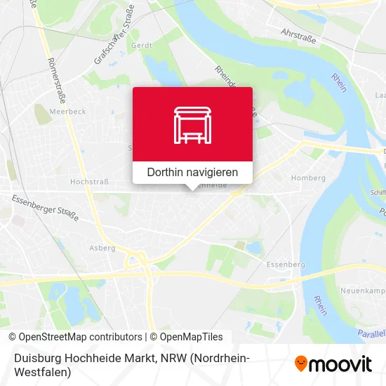 Duisburg Hochheide Markt Karte