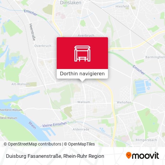 Duisburg Fasanenstraße Karte