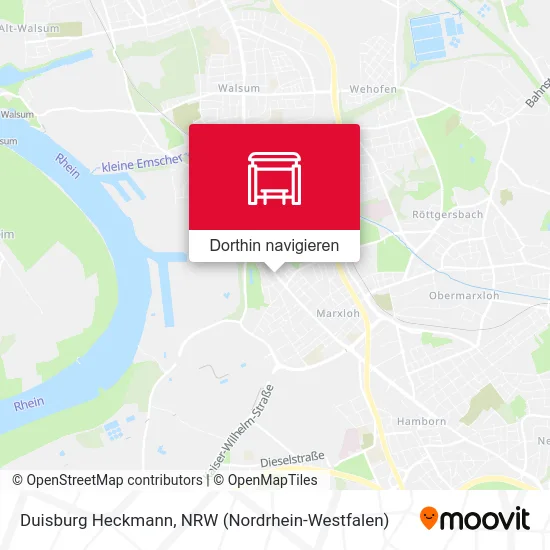 Duisburg Heckmann Karte