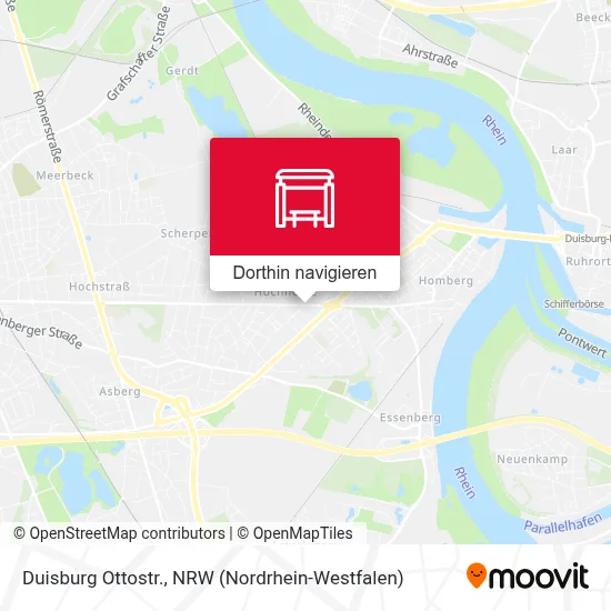 Duisburg Ottostr. Karte