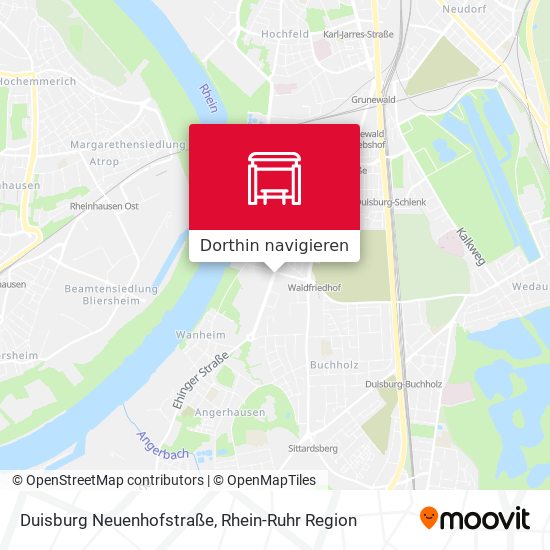 Duisburg Neuenhofstraße Karte