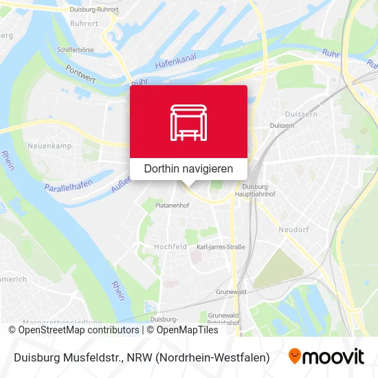 Duisburg Musfeldstr. Karte
