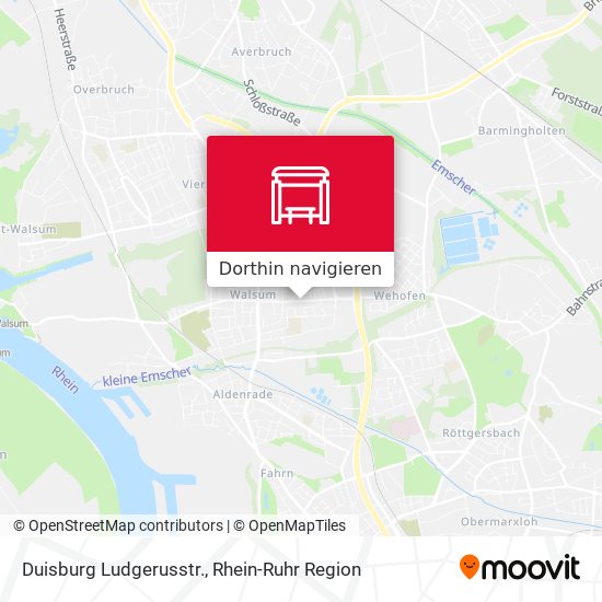 Duisburg Ludgerusstr. Karte