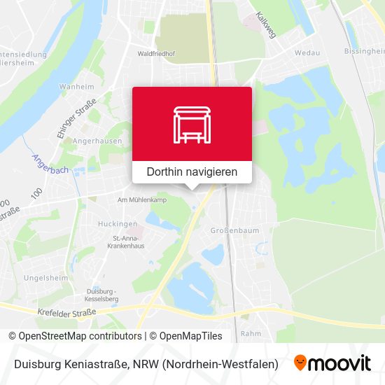 Duisburg Keniastraße Karte