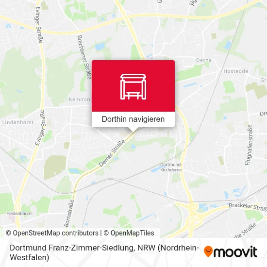 Dortmund Franz-Zimmer-Siedlung Karte