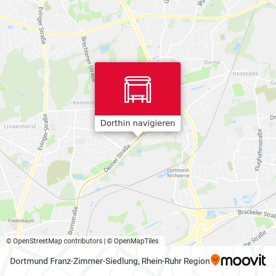 Dortmund Franz-Zimmer-Siedlung Karte