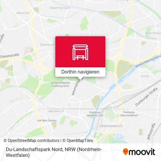 Du-Landschaftspark Nord Karte