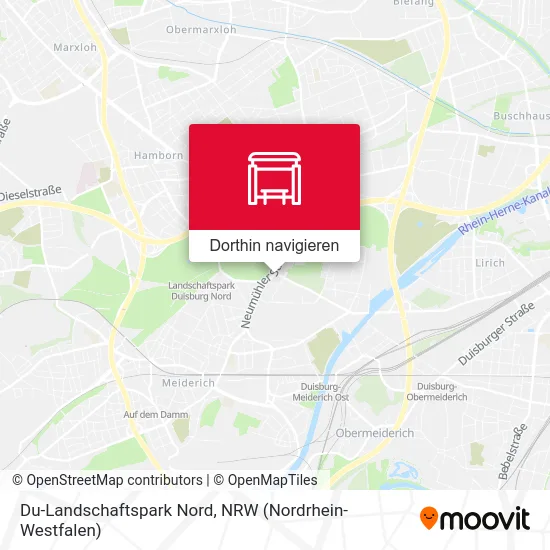 Du-Landschaftspark Nord Karte