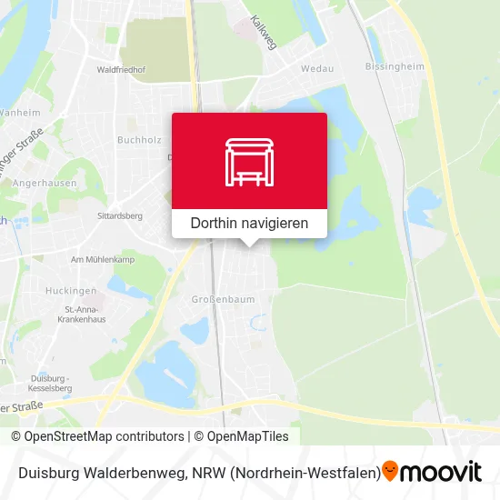 Duisburg Walderbenweg Karte