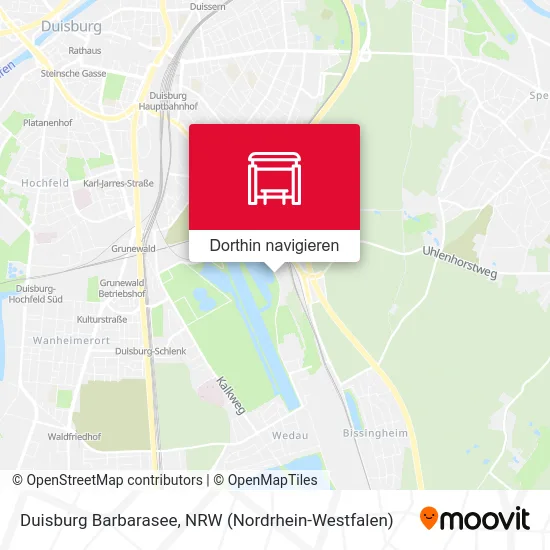 Duisburg Barbarasee Karte