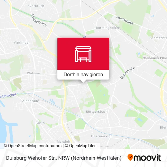 Duisburg Wehofer Str. Karte