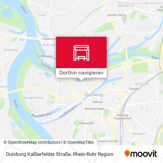 Duisburg Kaßlerfelder Straße Karte