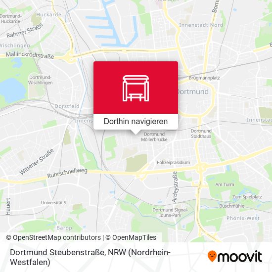 Dortmund Steubenstraße Karte