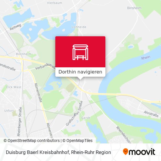 Duisburg Baerl Kreisbahnhof Karte