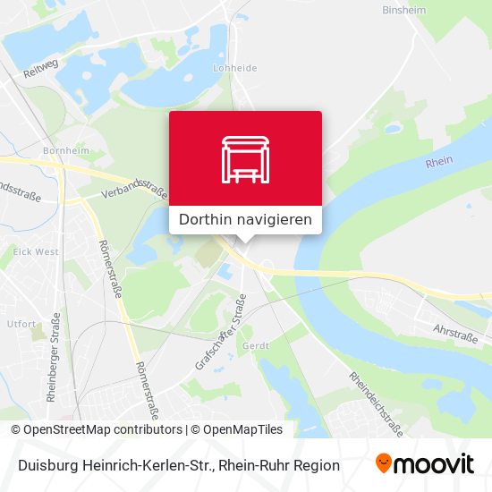 Duisburg Heinrich-Kerlen-Str. Karte