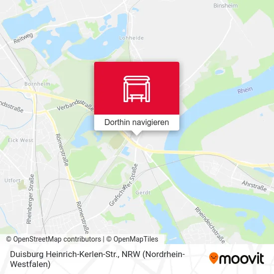 Duisburg Heinrich-Kerlen-Str. Karte