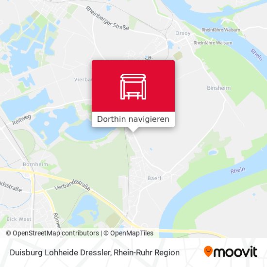 Duisburg Lohheide Dressler Karte
